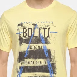 bollti Typography Printed Pure Cotton T-shirt image 2