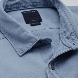 Louis Philippe Jeans Slim Fit Opaque Pure Cotton Casual Shirt image 2