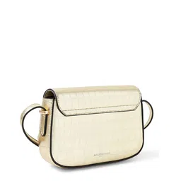 Accessorize London Women Faux Leather Ruby Lock Sling Bag image 2