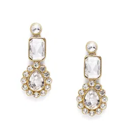 Peora Gold-Plated Crystal & Beads Jewellery Set image 5