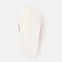 Van Heusen Woman Quilted Open Toe Flats with Velvet Finish image 2