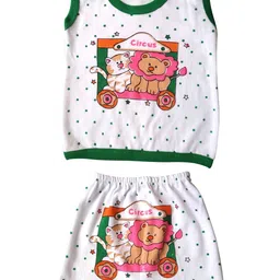 BAESD Unisex Kids Printed T-shirt with Shorts image 4