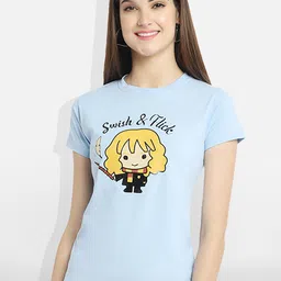 Fabflee Women Multicoloured 3 Printed T-shirt image 3