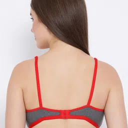 Clovia Cotton Rich Non-Padded Non-Wired Bra image 4