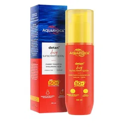 Aqualogica Set of Detan+ SPF 50+ Dewy Sunscreen Spray 100ml & Refresh+ Body Mist 150ml image 3
