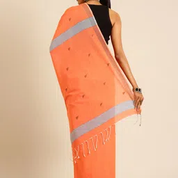 Taavi Handloom Woven Buti Cotton Jamdani Saree image 2