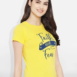 Fabflee Pack of 2 Typography Printed T-Shirt image 3