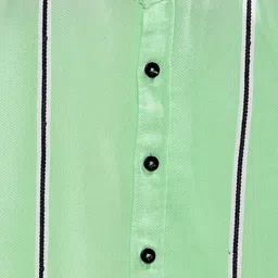 TONYBOY Boys Lime Green Regular Fit Solid Casual Shirt image 3