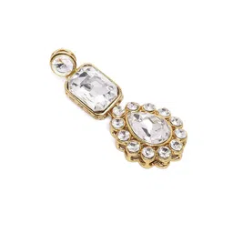 Peora Gold-Plated Crystal & Beads Jewellery Set image 4