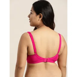 Sztori Plus Size Magenta Lace Non-Wired Non Padded Everyday Bra SZ-BRA-705D image 4