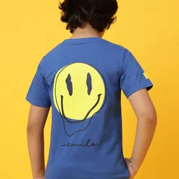 TALES & STORIES Royal Boys Blue Printed Round Neck T-shirt-picture-30
