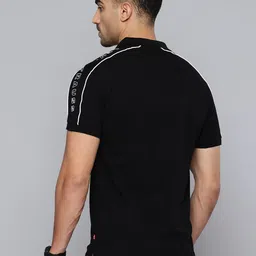 Levis Typography Printed Polo Collar Pure Cotton Slim Fit T-shirt image 4