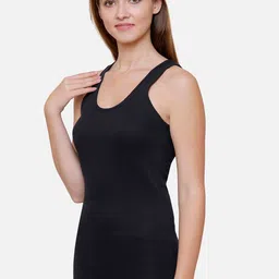 BODYCARE INSIDER Women Black Solid Thermal Top image 2