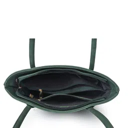 DressBerry Green Structured Handheld Bag image 4