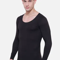 Ayaki Men Black Solid Thermal Top image 5