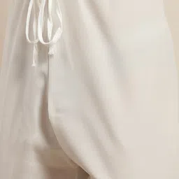 SOJANYA Men Teal Green Ethnic Motifs Kurta with Churidar & Nehru Jacket image 3