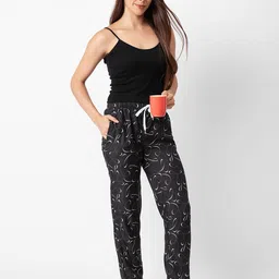 NOIRA Pack Of 2 Printed Straight-Leg Lounge Pants image 4