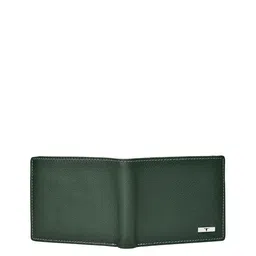 URBAN FOREST Men Green Leather Two Fold Wallet image 3