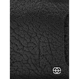 Eske Men Black Textured Leather Two fold Wallet image 4