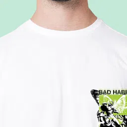 Wear Your Opinion Men Graphic Printed Round Neck Cotton Oversized T-shirt image 5