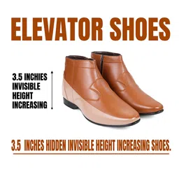 Bxxy Men Block-Heeled Formal Chelsea Elevator Boots image 4