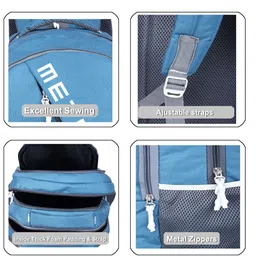 Metronaut Unisex Brand Logo Backpack With Rain Cover image 4