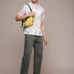 WROGN Abstract Printed Resort Fit Casual Shirt image 5