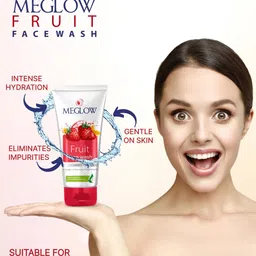 MEGLOW Fruit Face Wash for Refreshing Face - 70 g image 2