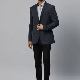 Marks & Spencer Men Single-Breasted Slim Fit Formal Blazer image 5