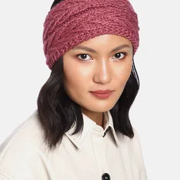Magic Needles Unisex Mauve V Stitched Headband-image-70