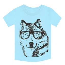 ZIP ZAP ZOOP Boys Pack Of 2 Printed Round Neck Pure Cotton T-shirt image 3