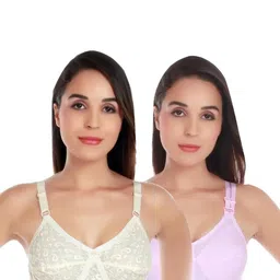 Samvar Multi Cotton Non-Wired Non Padded Minimizer Bra image 2