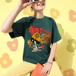 DILLINGER Pure Cotton Printed Oversize T-shirt-picture-35