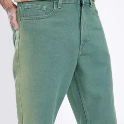 glitchez Men Modern Cool Straight Fit Light Fade Jeans image 5