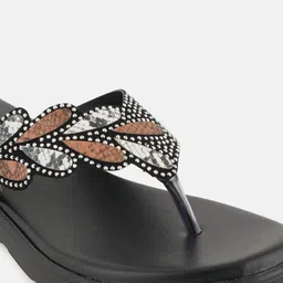 Anouk Women Embellished Open Toe Platform Heel Sandals image 4