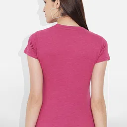 Fabflee Women Multicoloured 4 Printed V-Neck T-shirt image 5