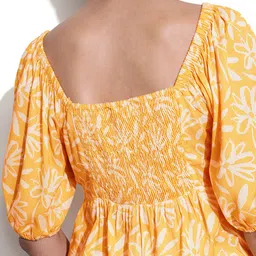 DressBerry Slay it With Flowers Printed A-Line Top image 2