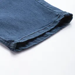 The Indian Garage Co Men Slim Fit Mildly Distressed Light Fade Stretchable Jeans image 4