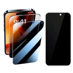 GRIPP Matte Privacy Tempered Glass for Apple iPhone 15 (Scratch Proof) image 5