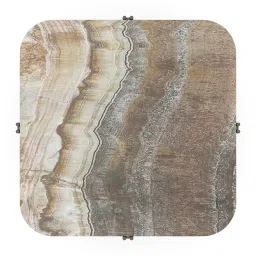 urban ladder Paloma Square Jupiter Spanish Ceramic Coffee Table image 6