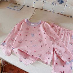 FOREVER FRIDAY Girls Printed T-shirt with Trousers-picture-31