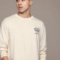 The Roadster Lifestyle Co. Men Relaxed Fit Pure Cotton T-shirt-picture-48