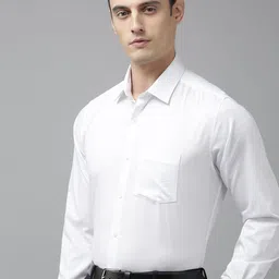 Van Heusen Pure Cotton Custom Fit Opaque Formal Shirt-picture-32