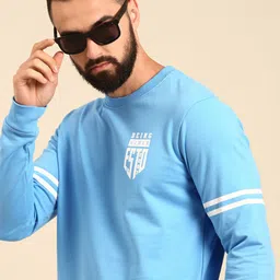 Being Human Pure Cotton Brand Logo Printed Sweatshirt-picture-24