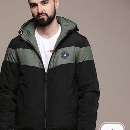 Nautica Colourblocked Hooded Reversible Puffer Jacket-picture-1
