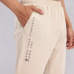 HRX by Hrithik Roshan Men Typography Printed Mid-rise Rapid-Dry Training Joggers image 5