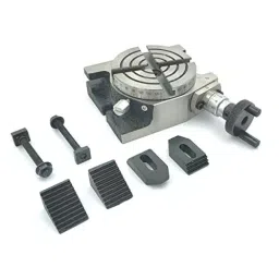 Assorts Regular Rotary Table 100 mm (4 Inch) with ER16 Adaptor with M6 Clamp Kit image 3