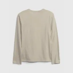 GAP Boys Brown Cotton Graphic T-Shirt image 2