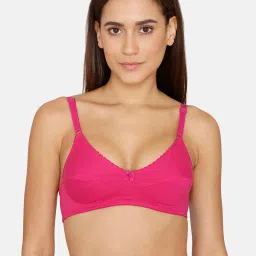 Rosaline by Zivame Pink Non Wired Non Padded T-Shirt Bra image 1