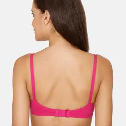Rosaline by Zivame Pink Non Wired Non Padded T-Shirt Bra image 2